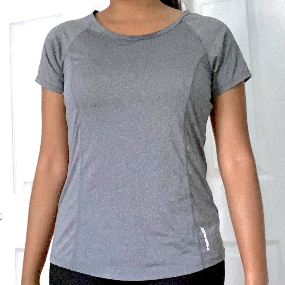 Gray workout t-shirt
